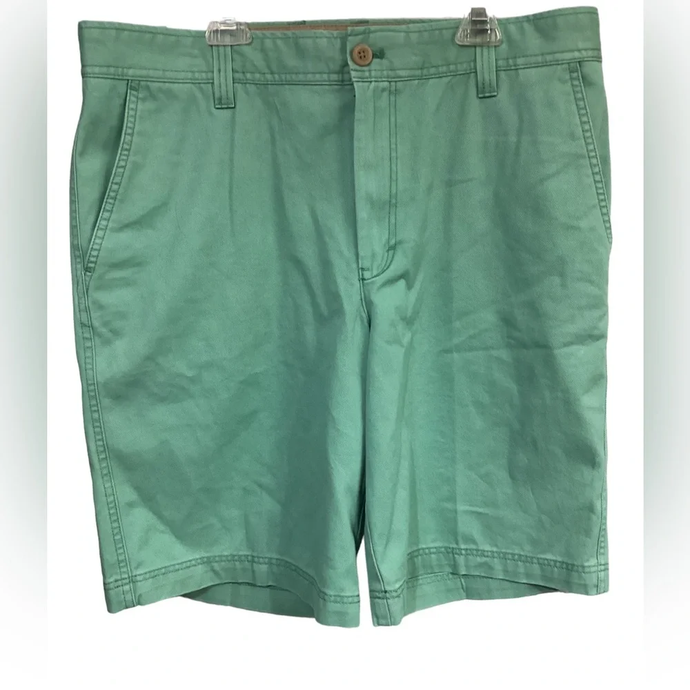 IZOD Saltwater Chino Shorts Men’s 34 Mint Green Golf Preppy NWT 10.5